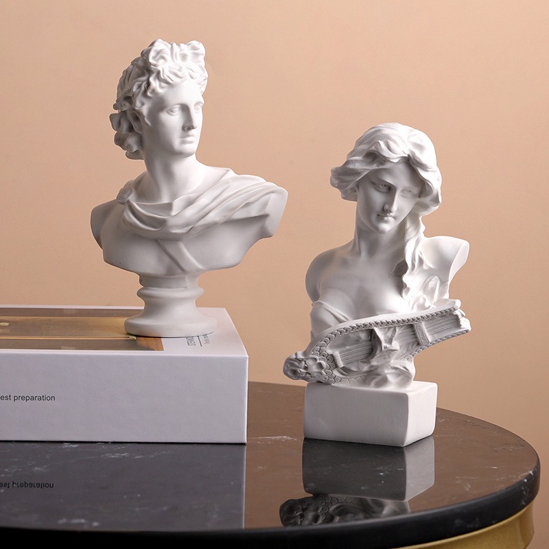 Resin Art Studio - Noordse Griekse karakterbeelden van hars, David