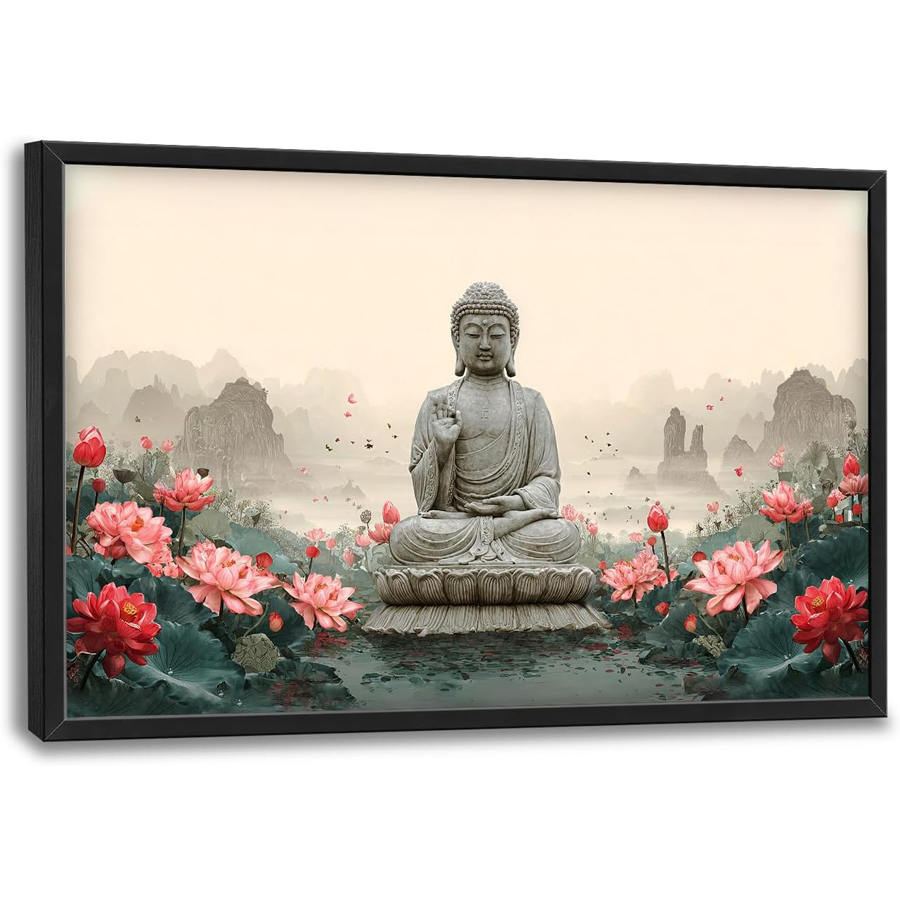 Resin Art Studio - Groot Boeddhabeeld 5D mozaïek Zen Boeddha
