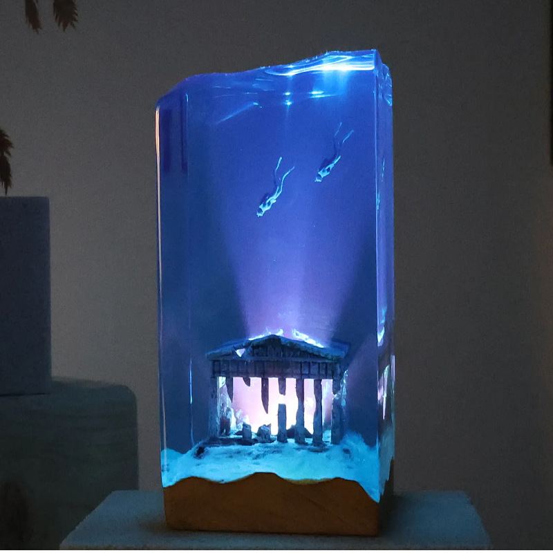 Resin Art Table Top - NIEUW Marine Art Home Decorations Handwerk