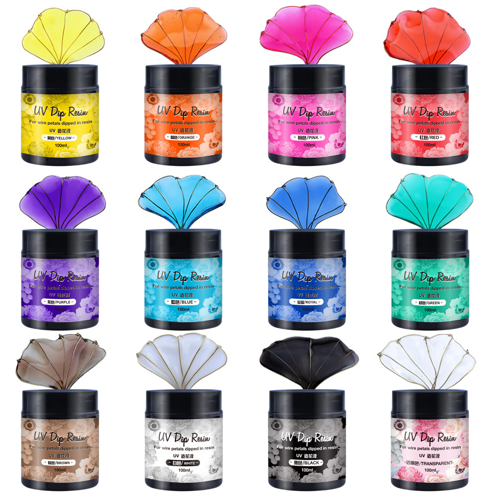 Resin Art Uv - 40/100Ml Uv Dip Hars Hoge Transparante