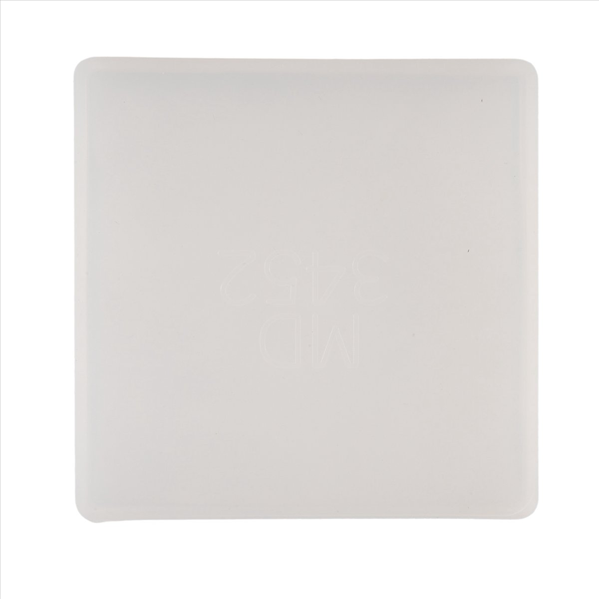 Coaster Mold Square - Feelfeel 4-delige ronde en vierkante siliconen