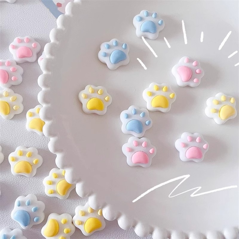 Resin Art Use - 30 stuks schattige kattenpootjes mini accessoires