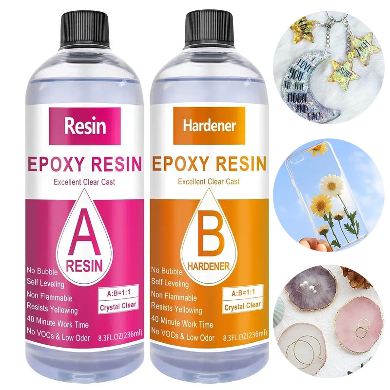 Resin Art Table Top - Kristalheldere epoxyhars kit gieten en coating