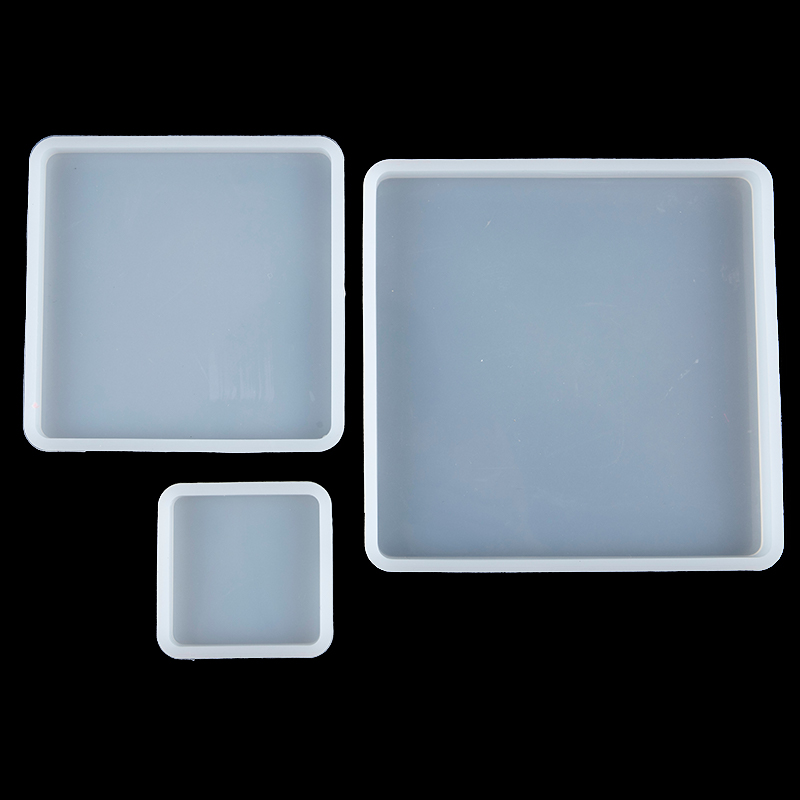 Coaster Mold Square - Vierkante siliconen gietvormen voor epoxyhars voor