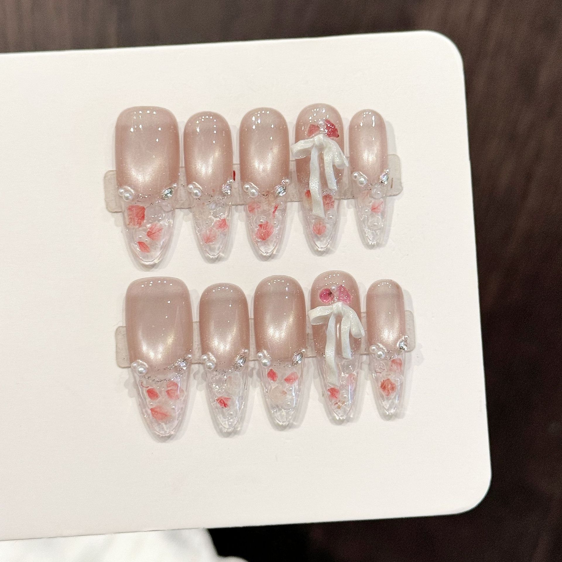 Resin Art Use - 10 stuks puur handgeperste lange ovale