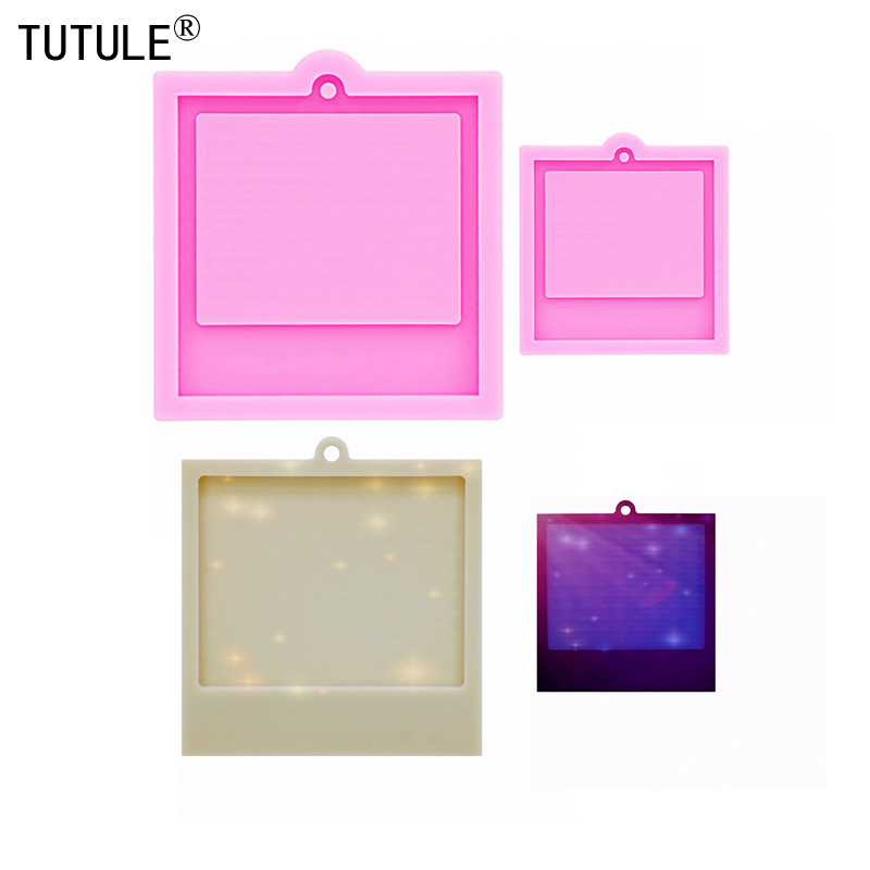 Coaster Mold Square - Kleine Vierkante Silicone Mould-Epoxyhars/Glanzend/Glossy Mold-Coaster/Badge/Sleutelhanger-Chocolade/Icing/Cake Topper
