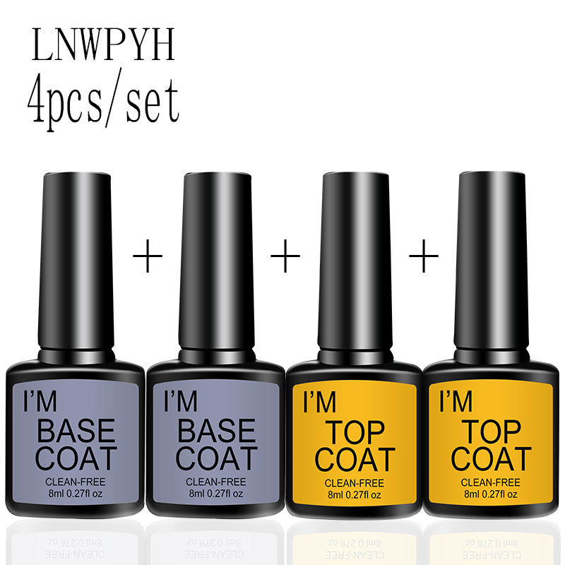 Resin Art Use - 4 stks/set Top Coat En Basislaag