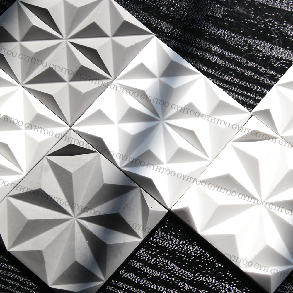 Coaster Mold Square - 8,4 cm gips vierkante wandtegel siliconen