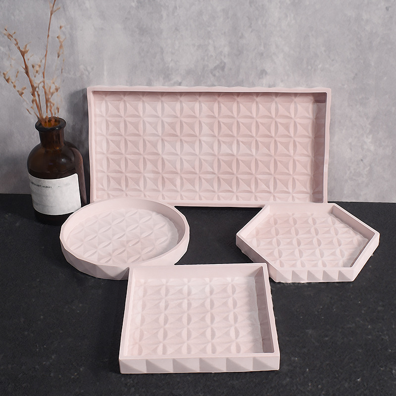 Coaster Mold Square - Opbergvak Siliconen Mal DIY Ronde Vierkante