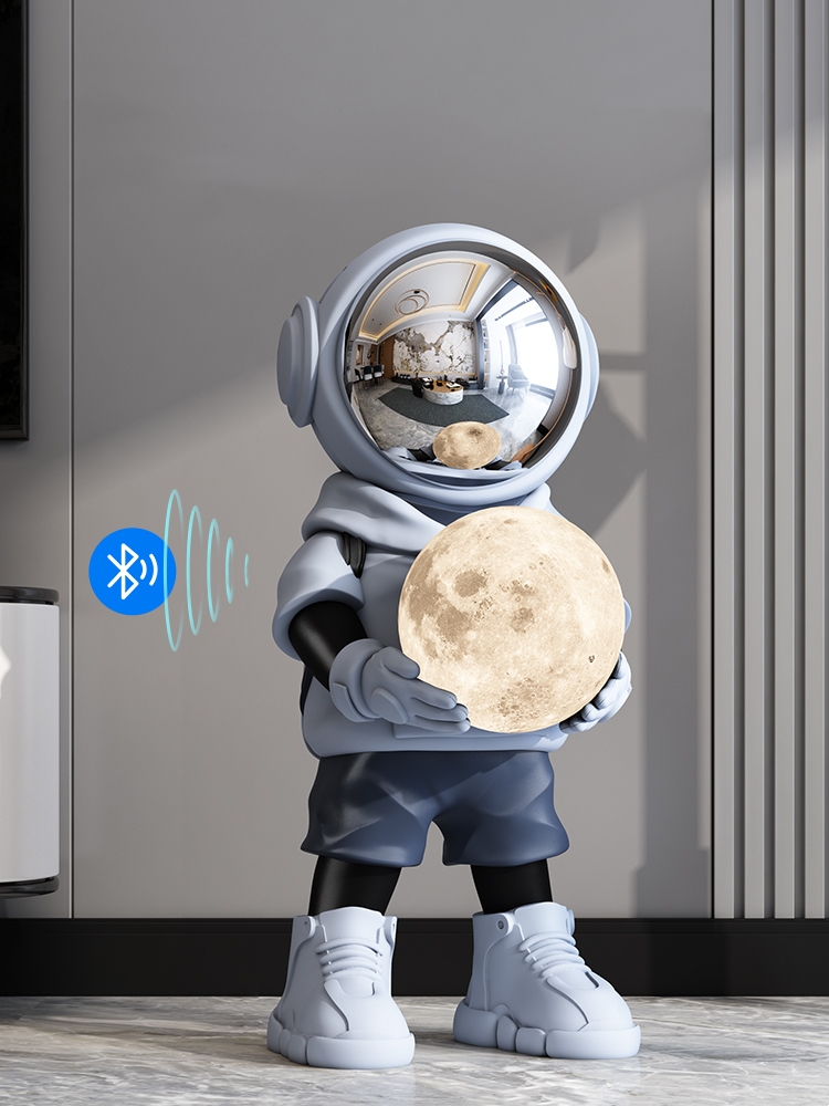 Resin Art Floor - Home Decor Bluetooth Astronaut Standbeeld Vloer