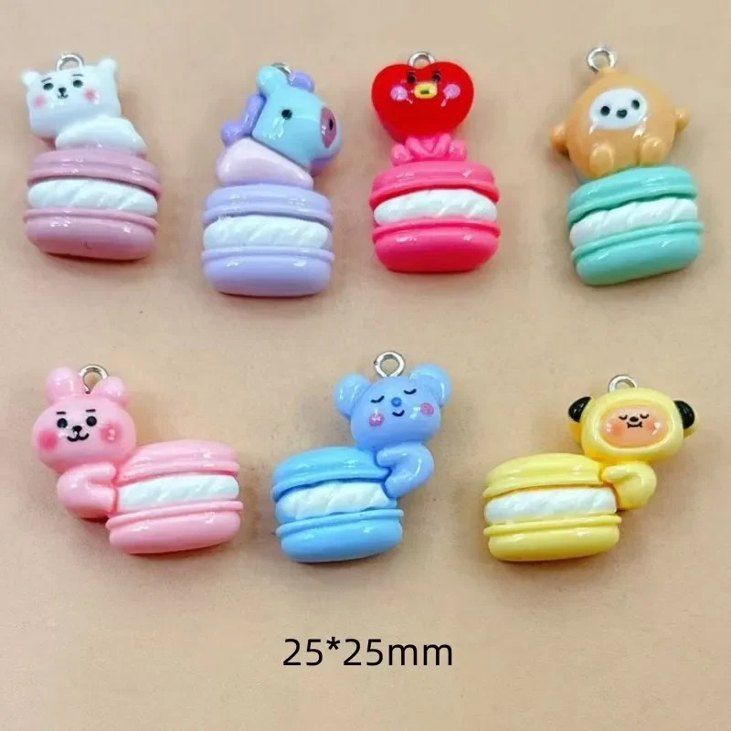 Resin Art Supplies - 10 stuks gemengde cartoonharscharms, kleine decoratieve