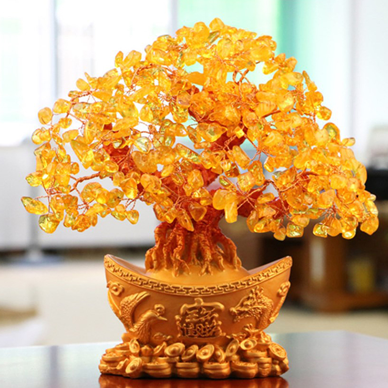 Geluksgeld Boom Chinese Goudst - Resin Art Table Top recensie en prijs