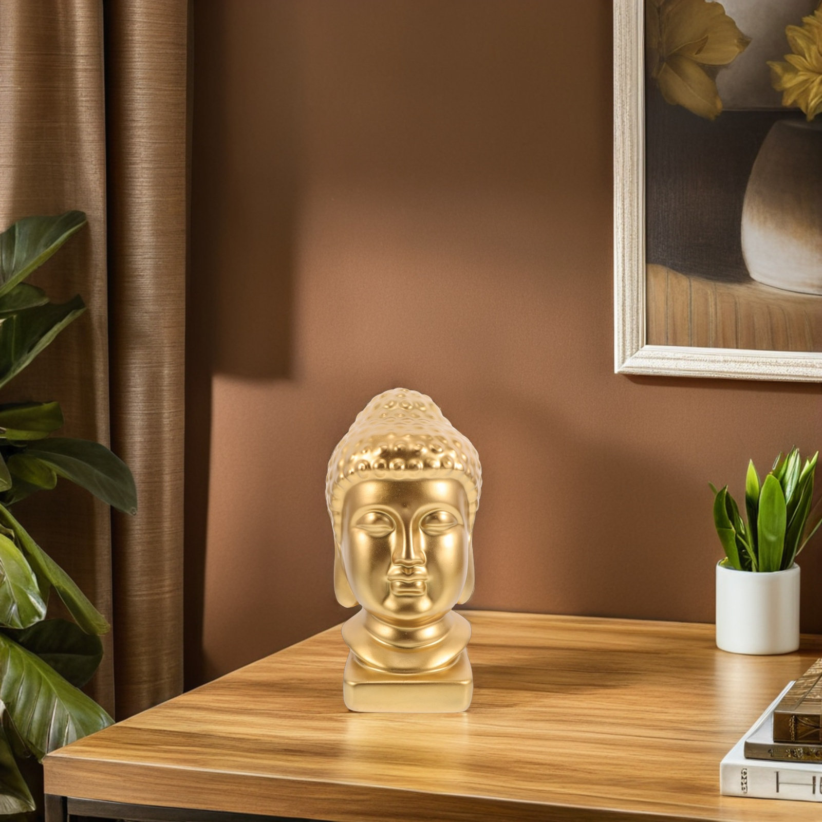 Hars Boeddha hoofd kunstbeeld  - Resin Art Home Decor recensie en prijs