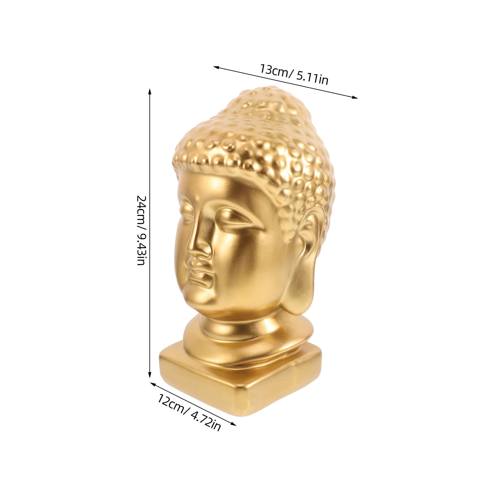 Hars Boeddha hoofd kunstbeeld  - Resin Art Home Decor recensie en prijs