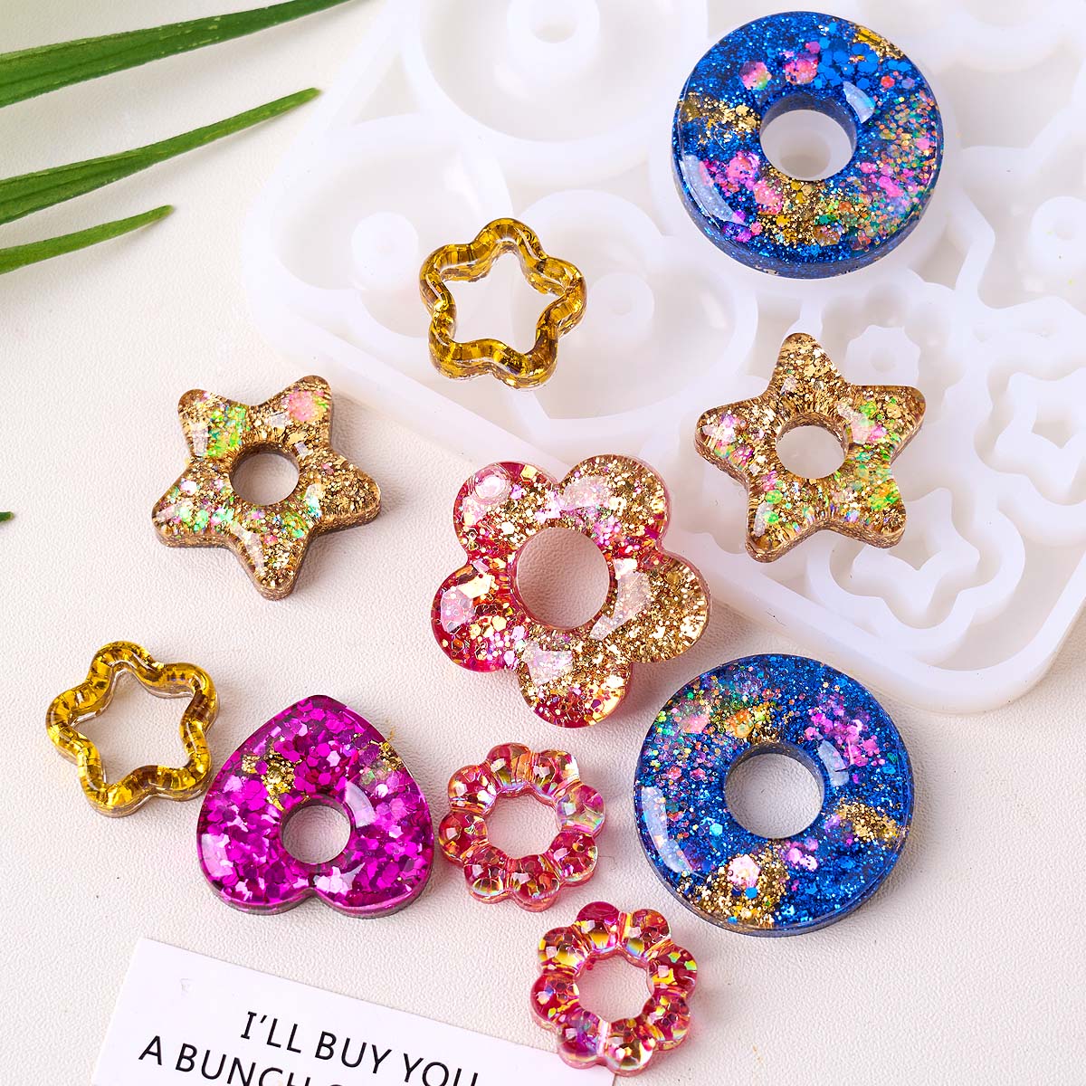 Multifunctionele sieraden sili - Resin Art Heart recensie en prijs