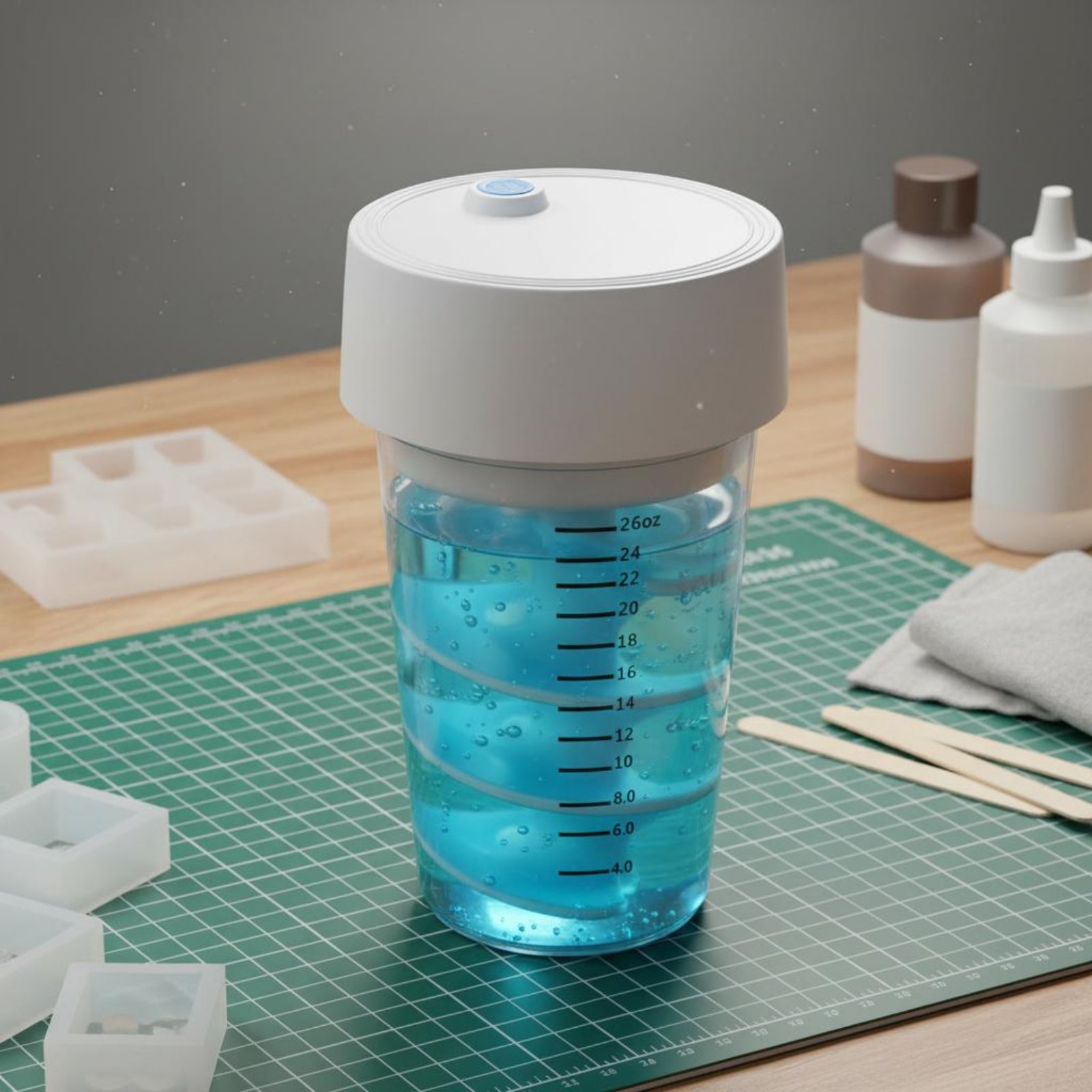 Automatische harsmixer Handmat - Resin Art Studio recensie en prijs