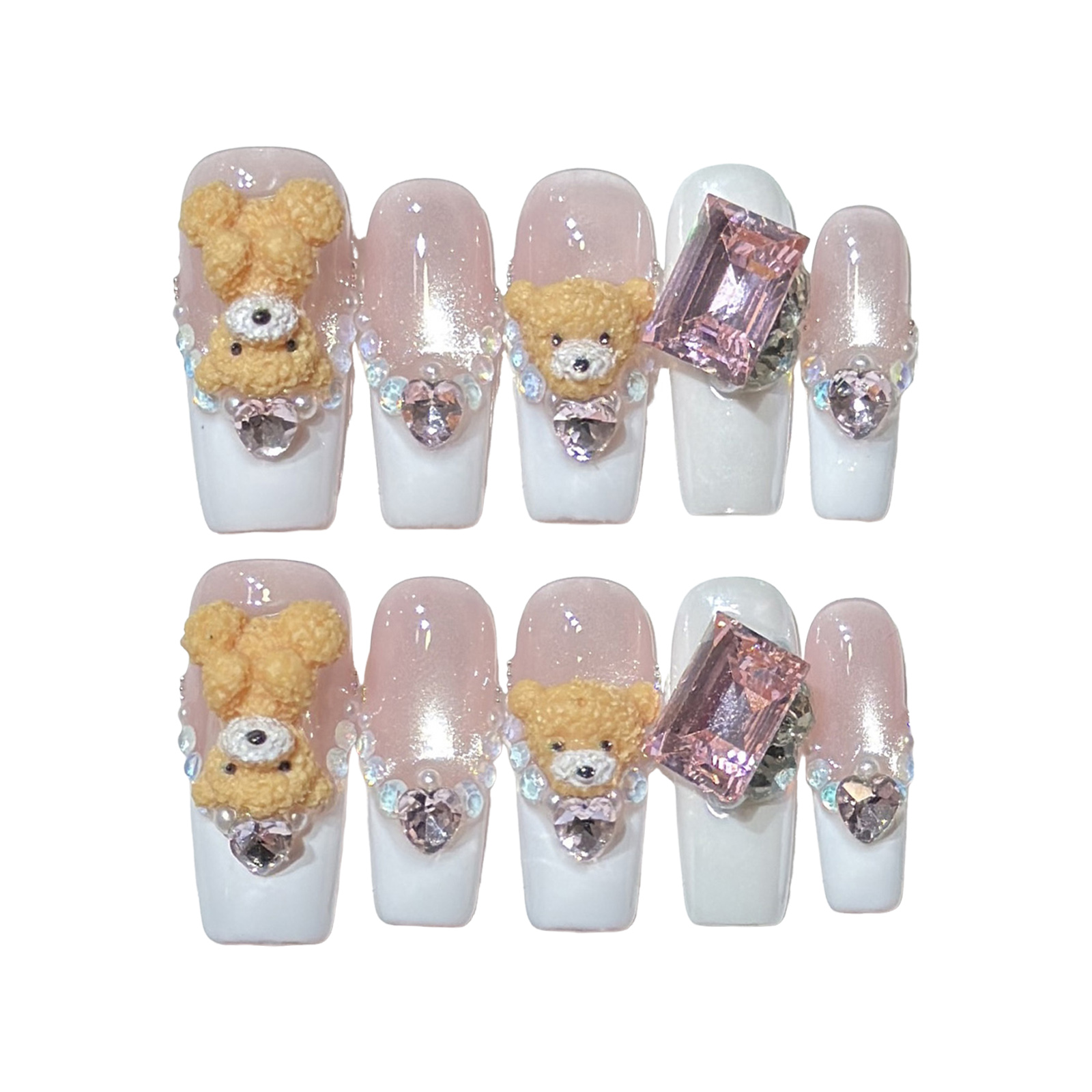 10 stuks 3D Cartoon Beer Kat O - Resin Art Heart recensie en prijs