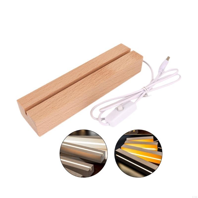 R3MC houten licht display base - Resin Art Use recensie en prijs