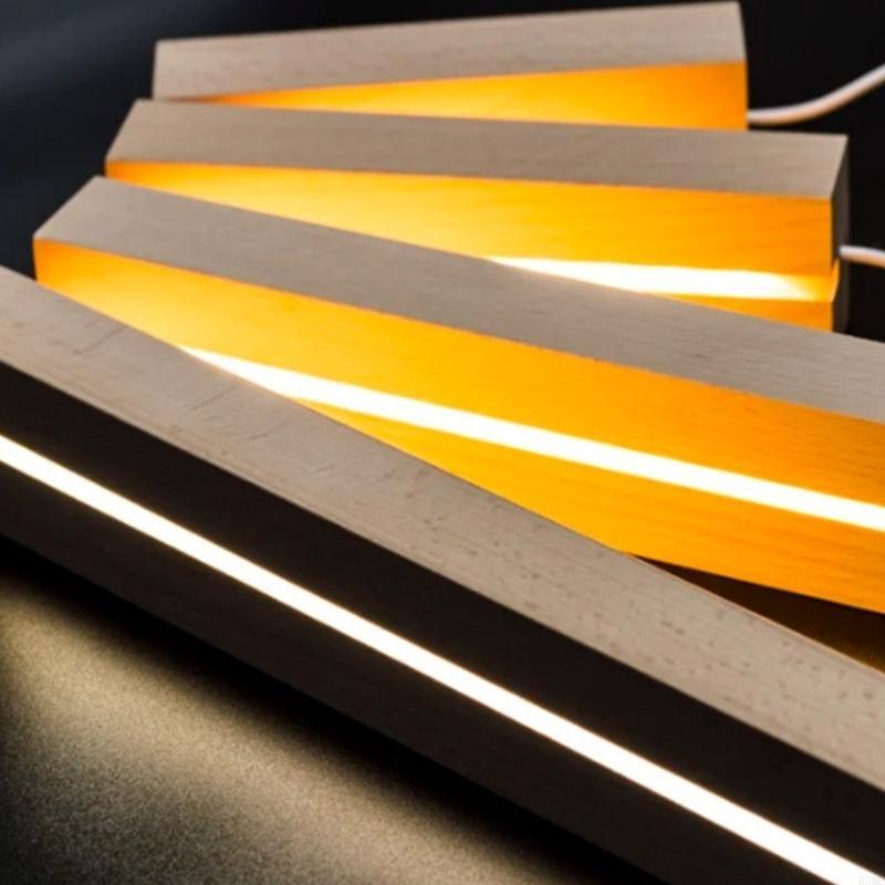 R3MC houten licht display base - Resin Art Use recensie en prijs
