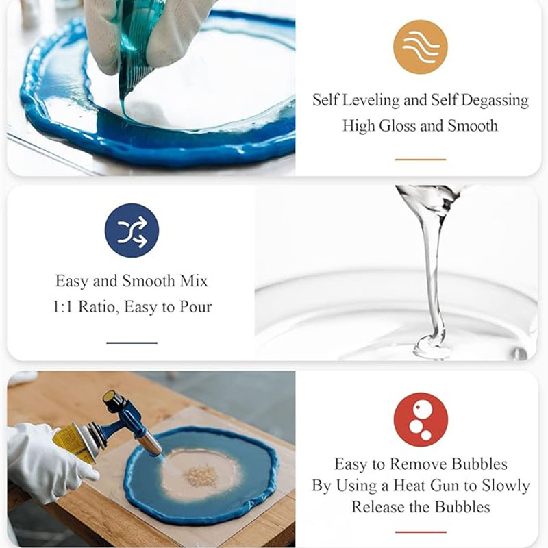 Kristalheldere epoxyhars kit g - Resin Art Table Top recensie en prijs