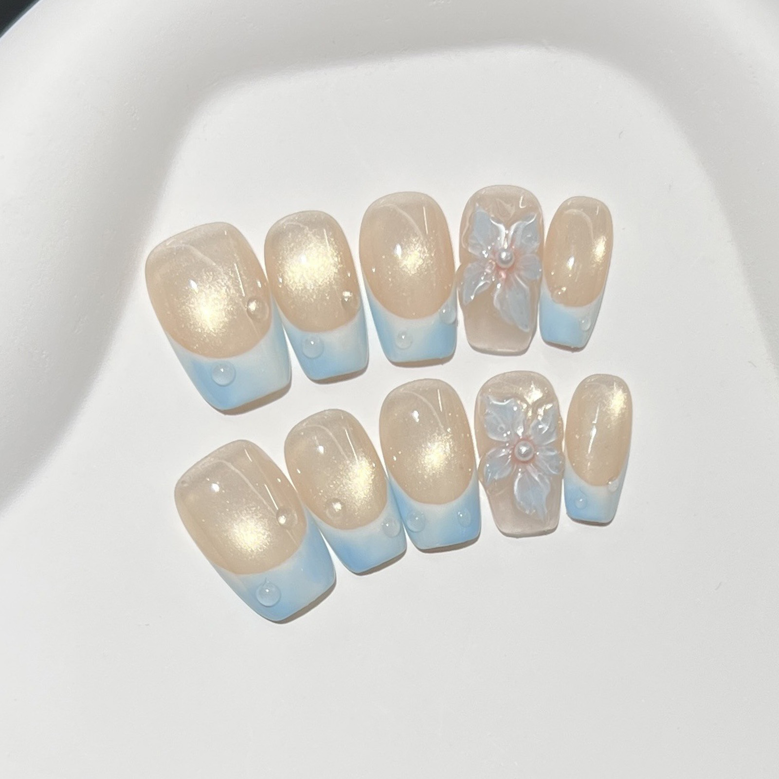 10 stuks Franse blauwe glanzen - Resin Art Use recensie en prijs