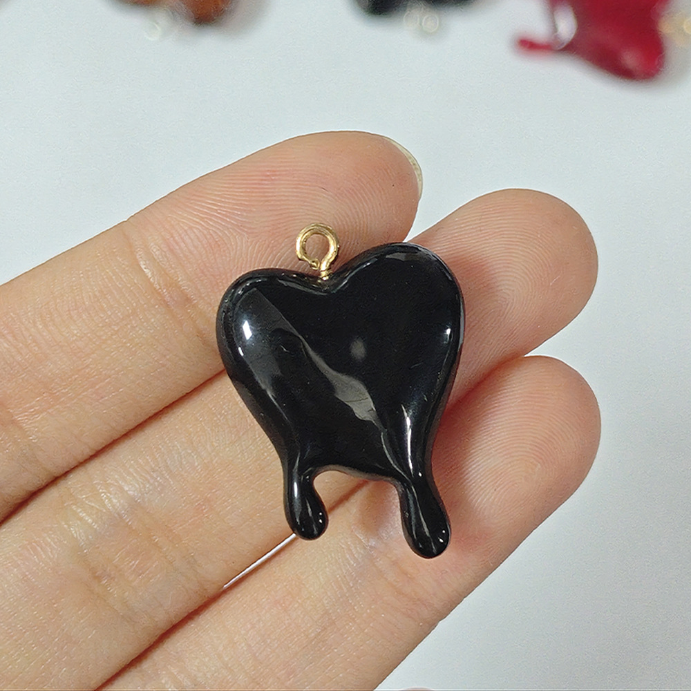 10 stuks Drop Blood hartvormig - Resin Art Heart recensie en prijs