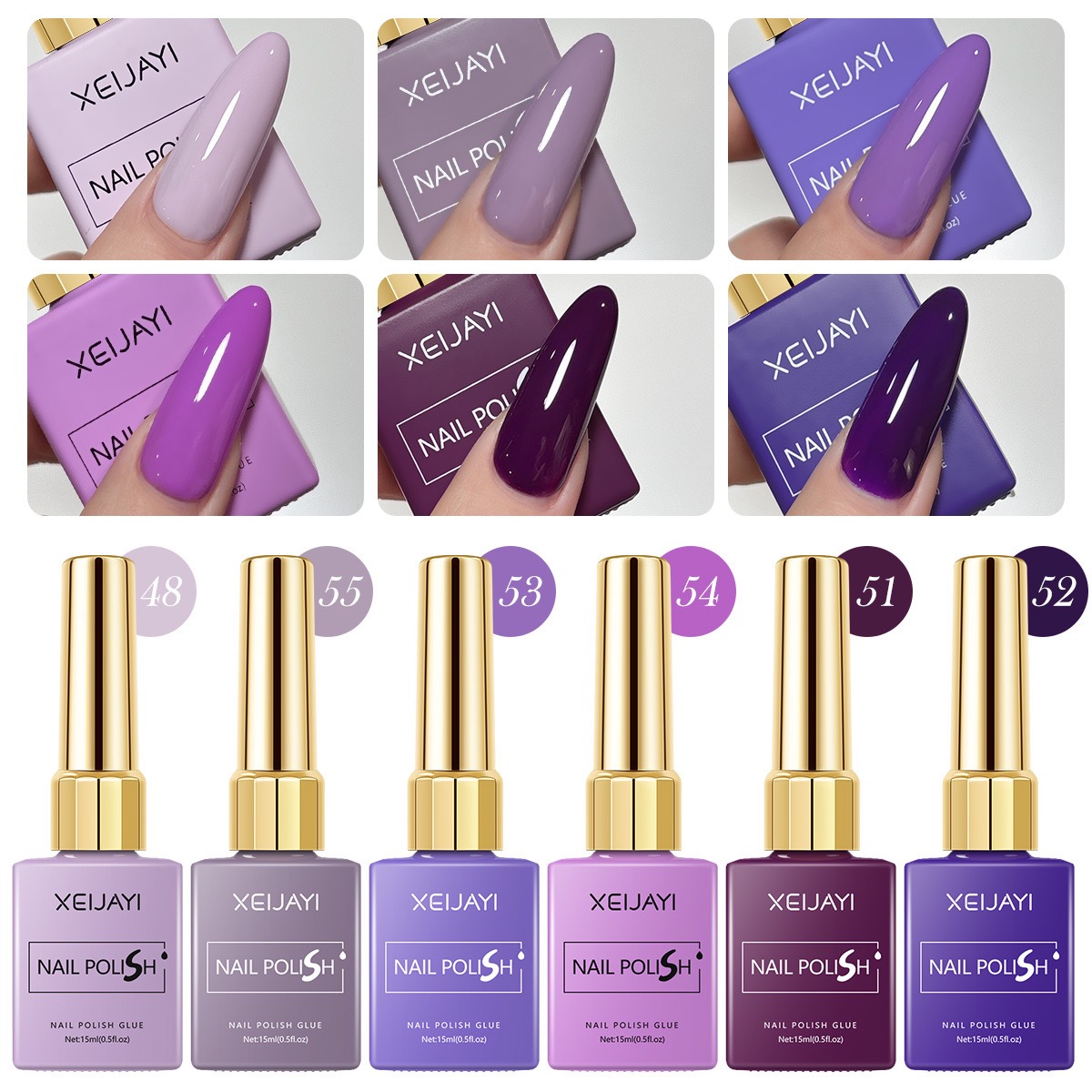 6 STKS/SET 15 ml Gel Nagellak  - Resin Art All recensie en prijs