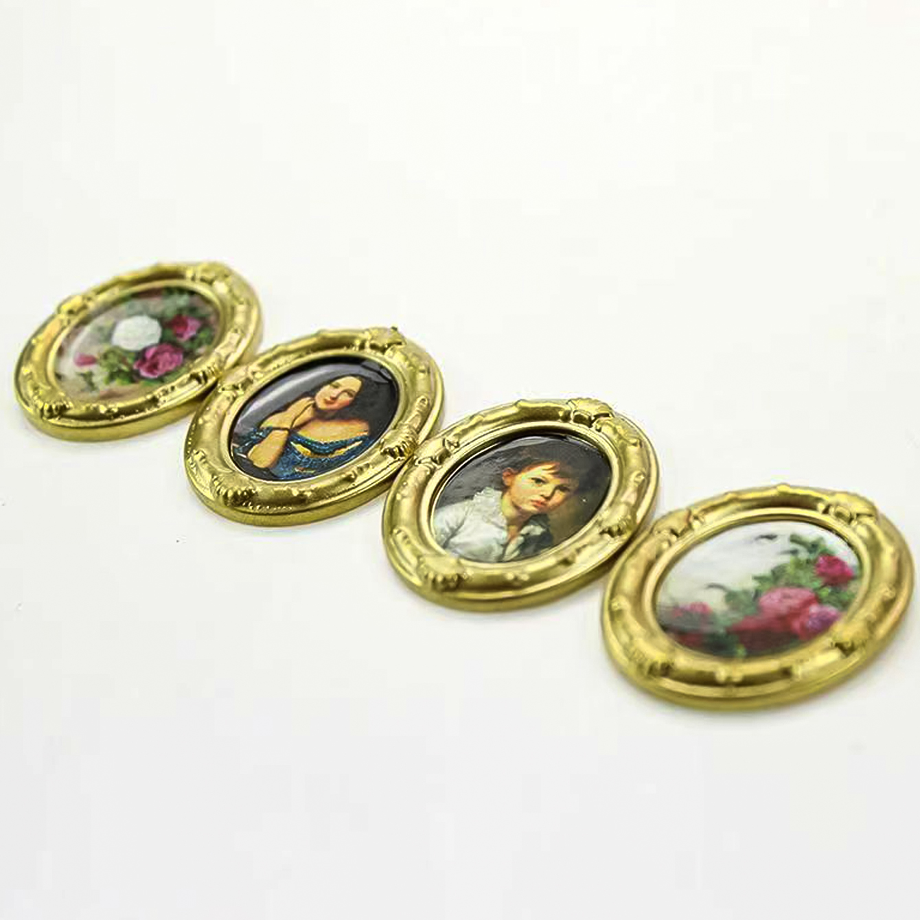 2 stuks miniatuur olieverfschi - Resin Art Wall recensie en prijs