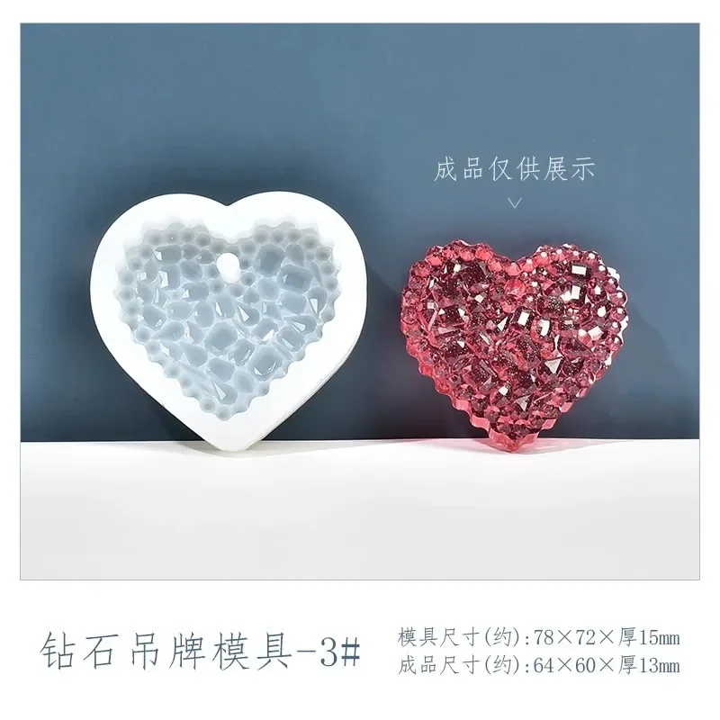 Hartvormige kristallen epoxyha - Resin Art Heart recensie en prijs