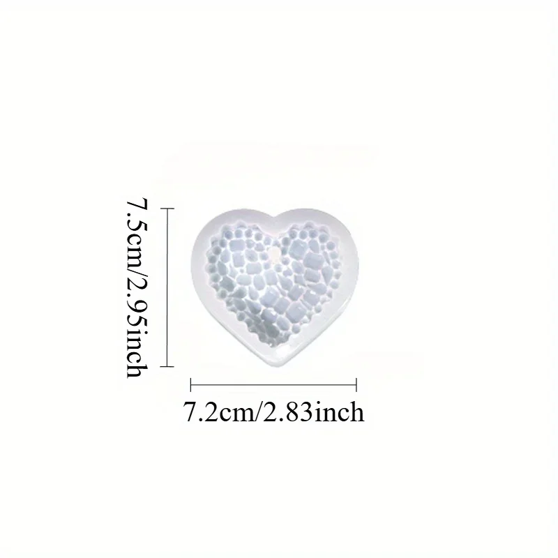 Hartvormige kristallen epoxyha - Resin Art Heart recensie en prijs
