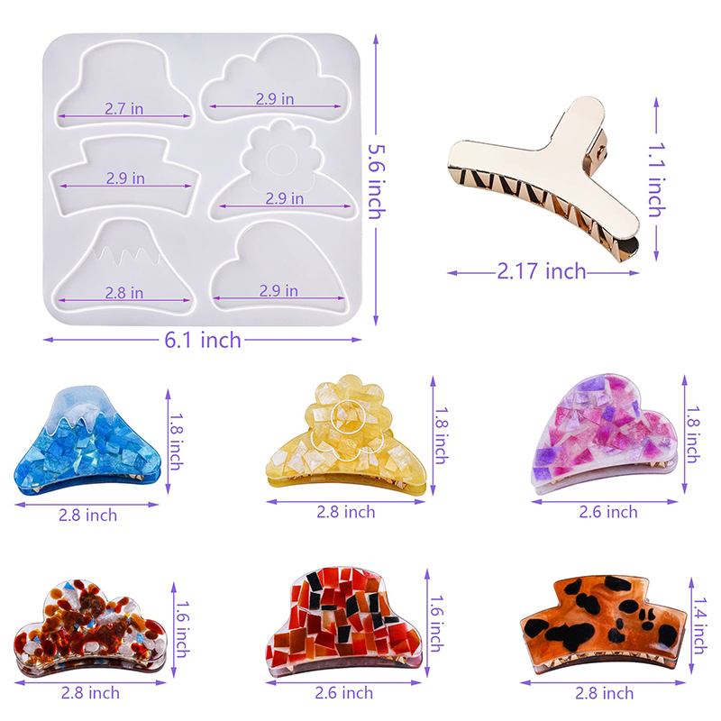 Haar Klauw Clips Siliconen Har - Resin Art Uv recensie en prijs