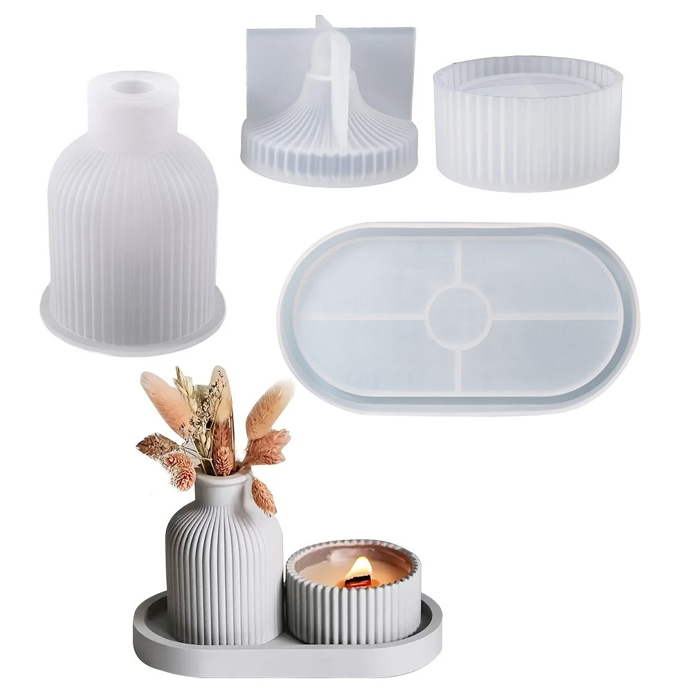 4 stuks siliconen mallen ovale - Resin Art Supplies recensie en prijs