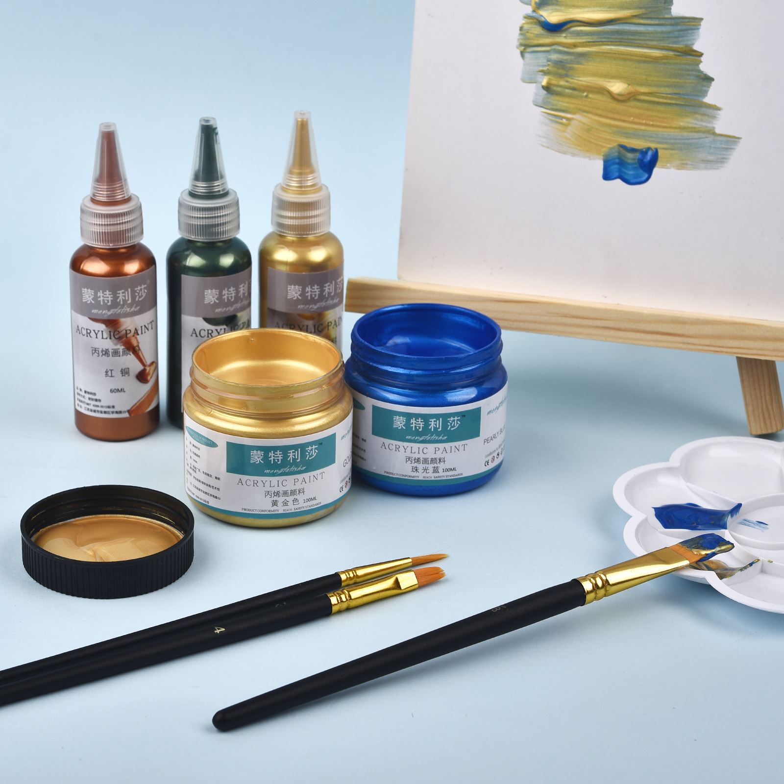 7 Kleuren 60Ml/Fles Metallic P - Resin Art Uv recensie en prijs