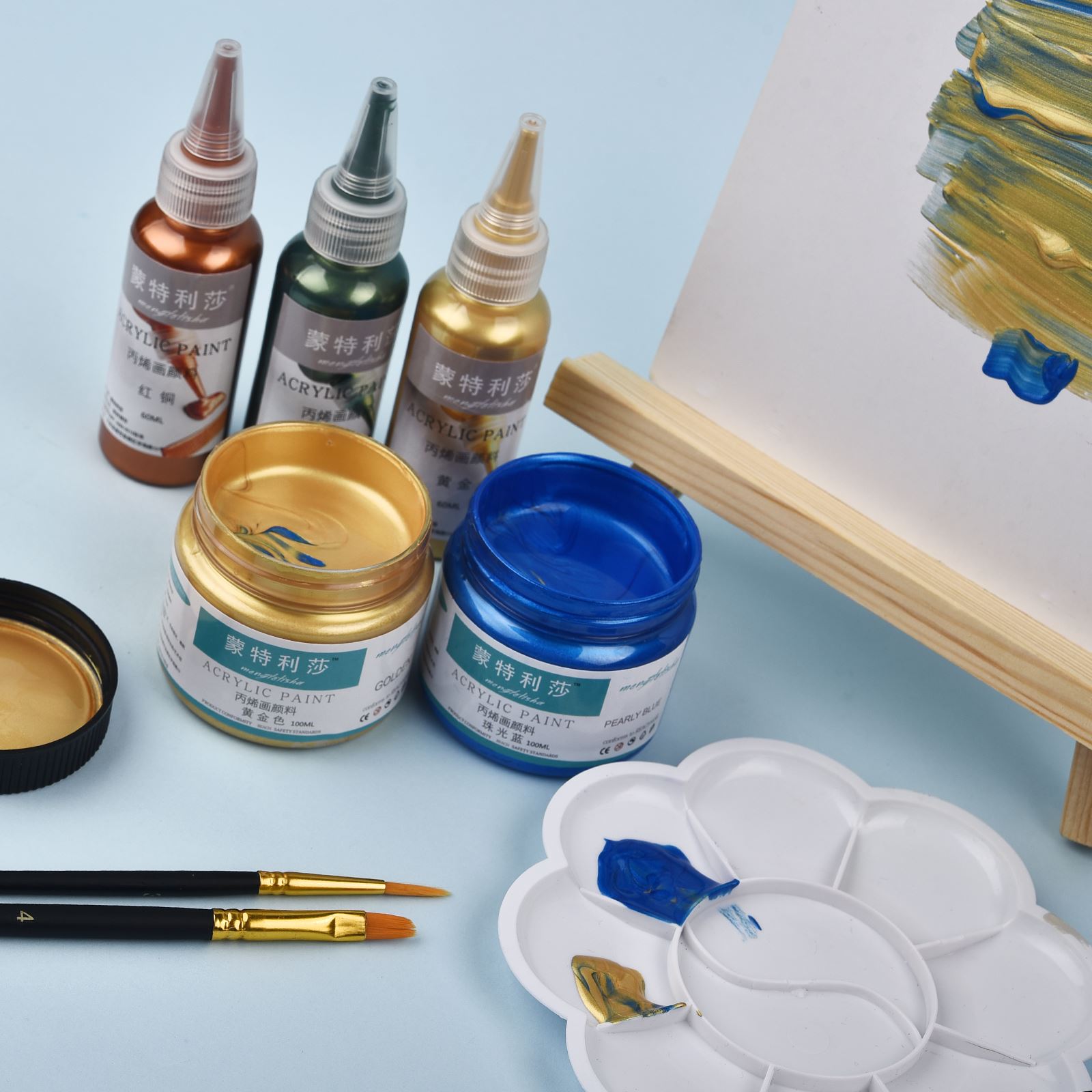 7 Kleuren 60Ml/Fles Metallic P - Resin Art Uv recensie en prijs