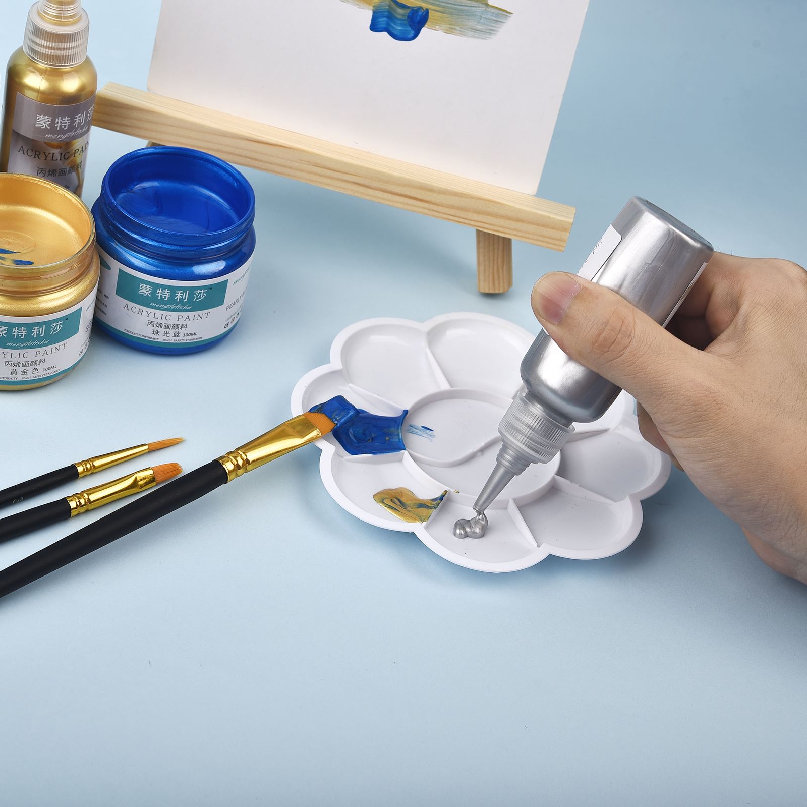 7 Kleuren 60Ml/Fles Metallic P - Resin Art Uv recensie en prijs