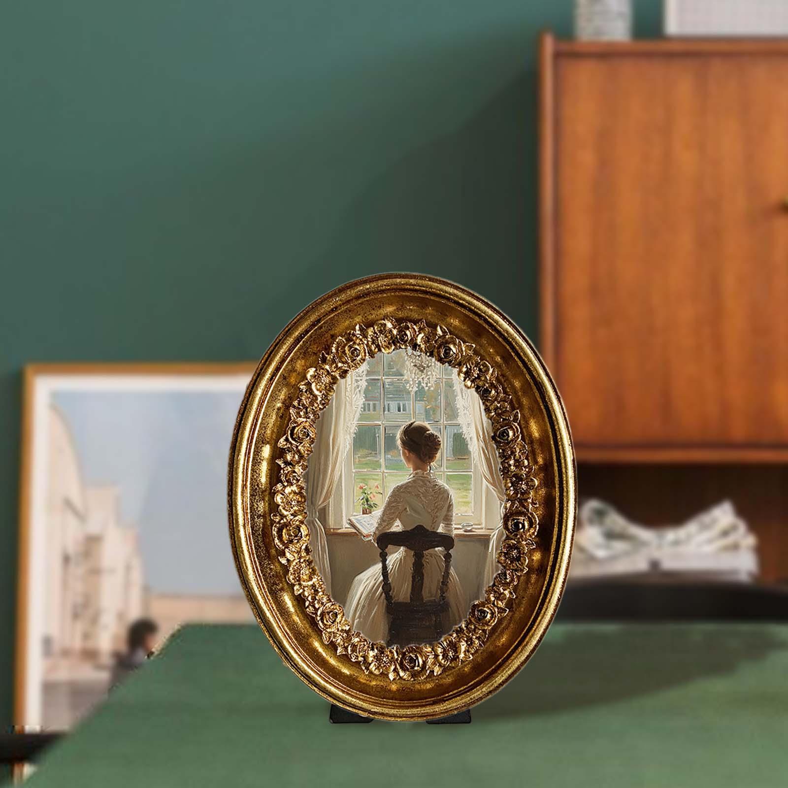 Vintage ovale fotolijst 5,8x7, - Resin Art Studio recensie en prijs