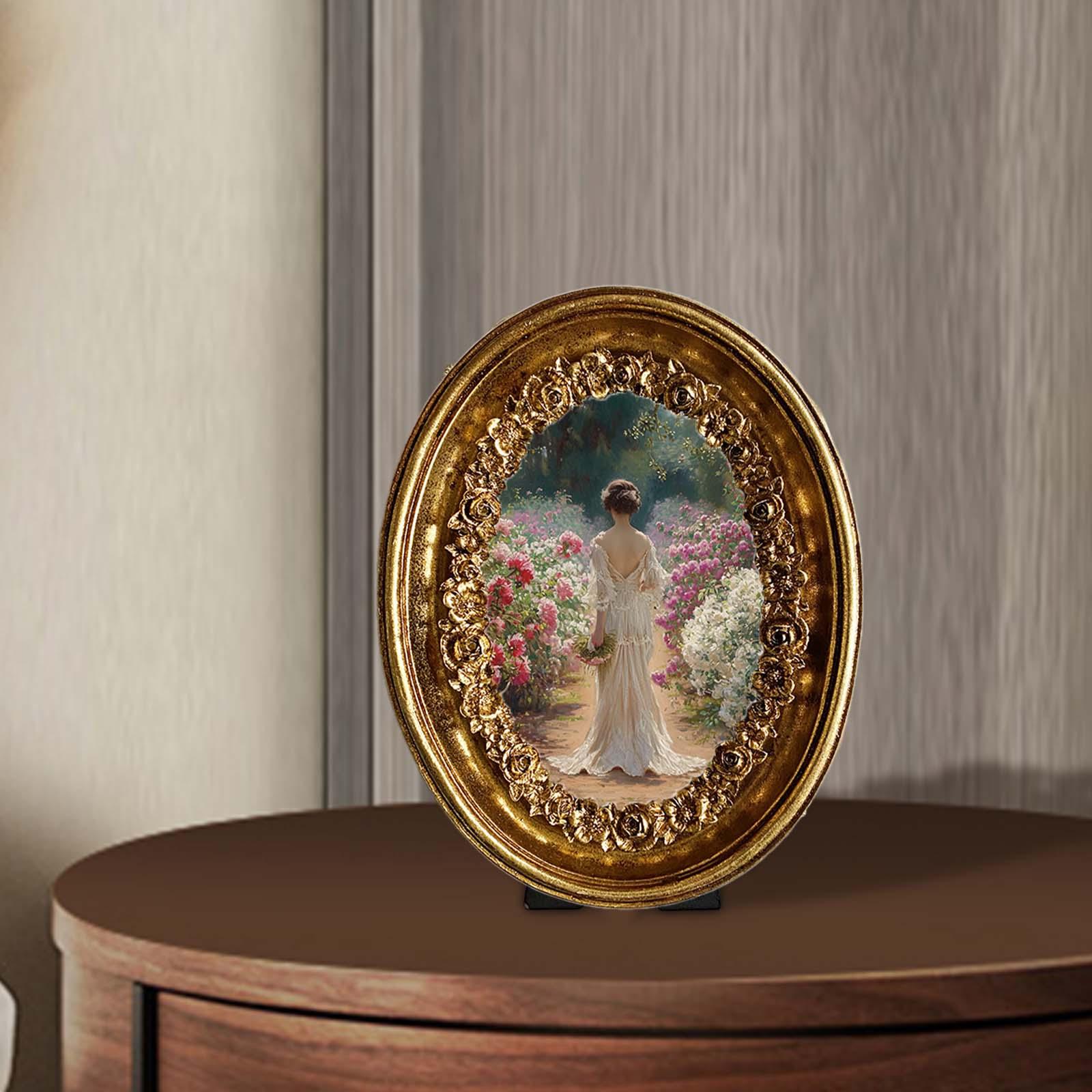 Vintage ovale fotolijst 5,8x7, - Resin Art Studio recensie en prijs