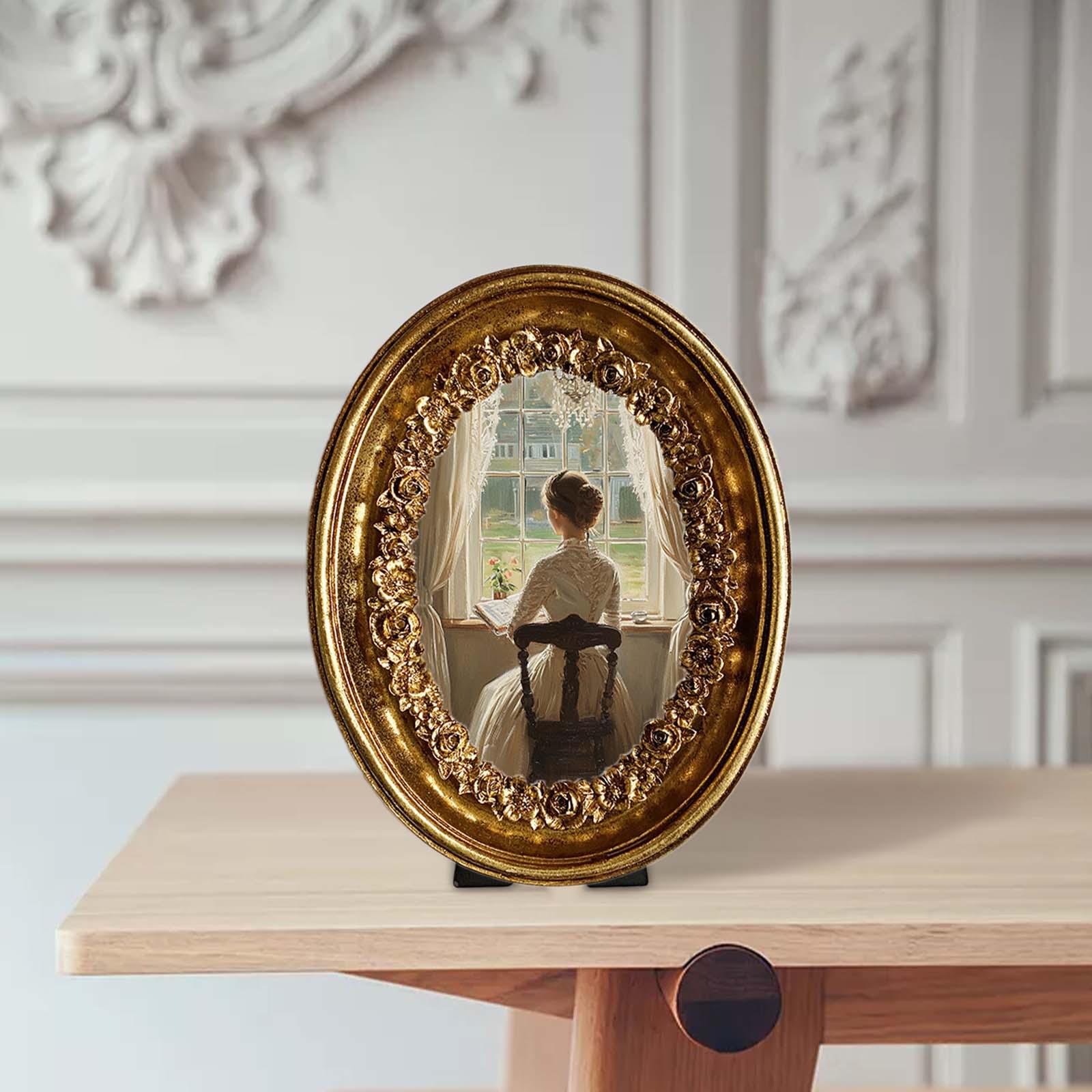 Vintage ovale fotolijst 5,8x7, - Resin Art Studio recensie en prijs
