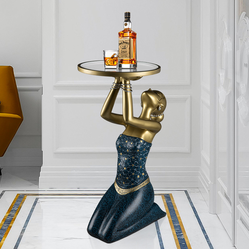 Harsen figuur van knielende me - Resin Art Floor recensie en prijs