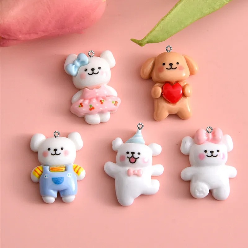 10 stuks cartoon hond hars bed - Resin Art Bracelet recensie en prijs