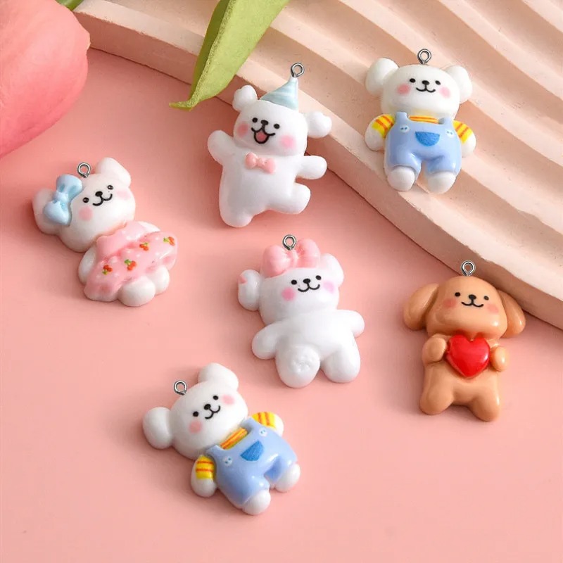 10 stuks cartoon hond hars bed - Resin Art Bracelet recensie en prijs