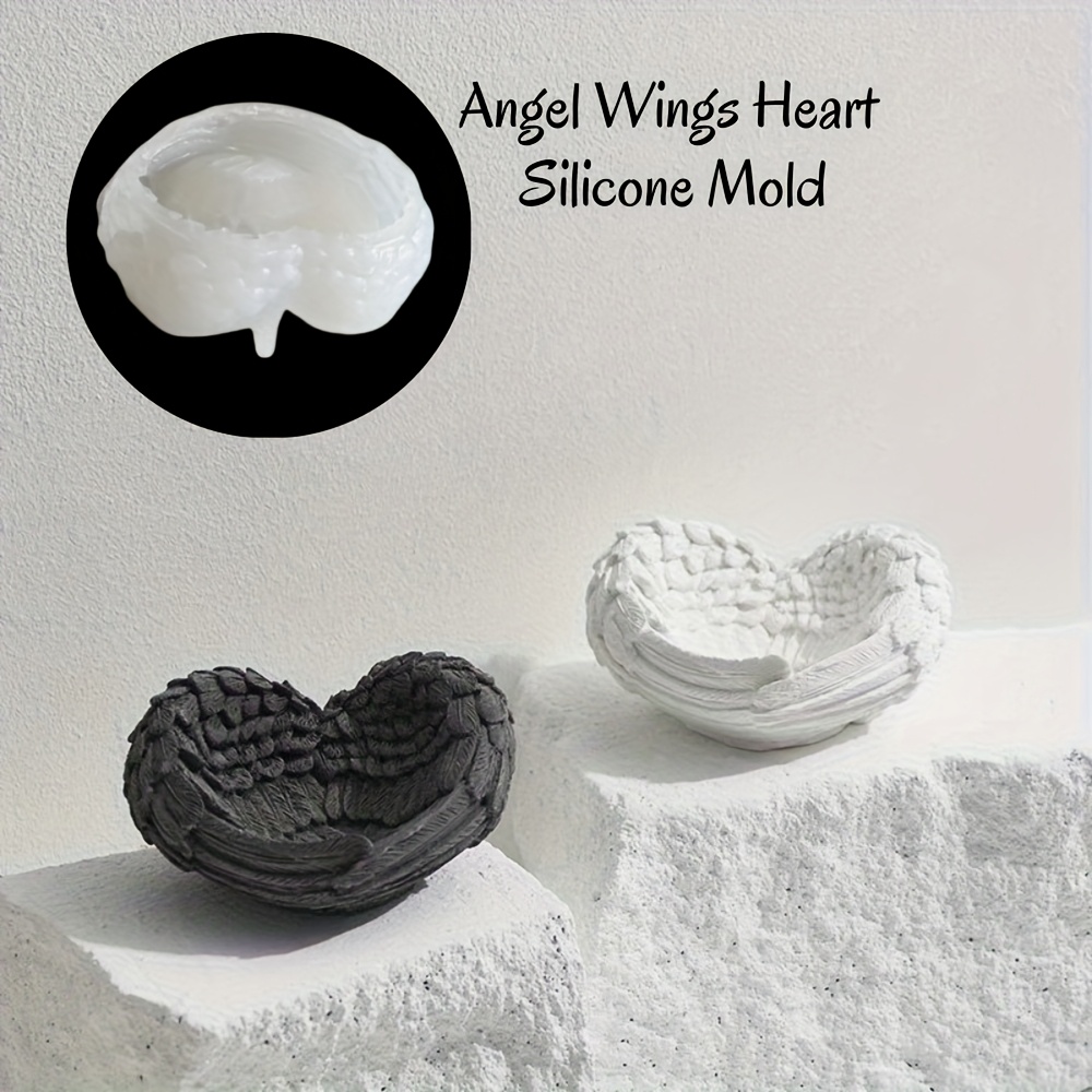 1pc Angel Wing Heart siliconen - Resin Art Heart recensie en prijs